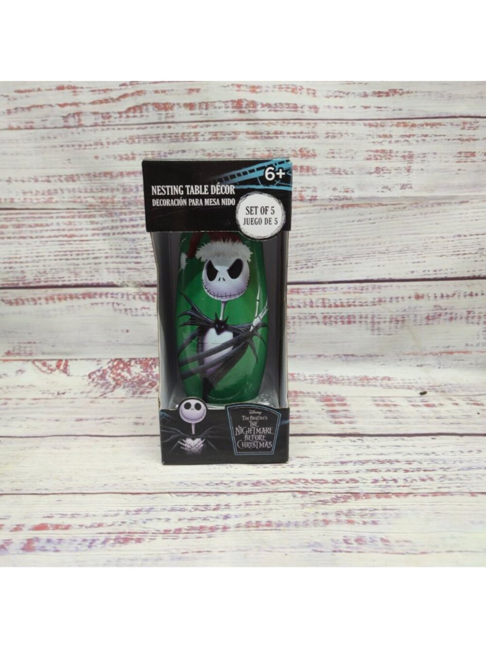 Nightmare Before Christmas 5-piece nesting doll set featuring Jack Skellington - Picture 3 of 10